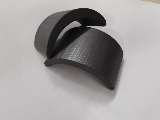 BLDC 모터 회전자 OEM 관례를 위한 Y30BH 소결 페라이트 세그먼트 자석 60mm OD